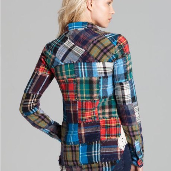 Free People Lost in Plaid Flannel - Picture 2 of 8